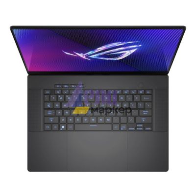 Лаптоп Asus ROG Zephyrus G16 GU605MV-QR142W, Intel Ultra 7 155H ,16``QHD+ 16:10 OLED (2560 x 1600, WQXGA), 240Hz 16 GB LPDDR5X ,1TB PCIe4.,RTX4060 8 GB GDDR6, Wi-Fi 6E(802.11ax),Backlit Chiclet Keyboard 1-Zone RGB, Windows 11 ,Eclipse Gray