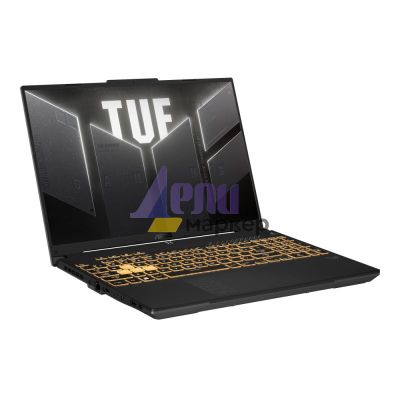 Лаптоп Asus TUF F16 FX607JU-N3138, i7-13650HX 2.4 GHz (24M  Cache, up to 4.9 GHz, 14 cores), 16" FHD+ (1920x 1200) 16:10,165z,16GB DDR5 ,1TB PCIe 4.0,RTX 4050 6GB GDDR6, Wi-Fi 6(802.11ax)Backlit Chiclet Keyboard 1-Zone RGB, no OS, Mecha Gray