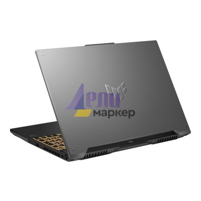 Лаптоп Asus TUF F16 FX607JU-N3138, i7-13650HX 2.4 GHz (24M  Cache, up to 4.9 GHz, 14 cores), 16" FHD+ (1920x 1200) 16:10,165z,16GB DDR5 ,1TB PCIe 4.0,RTX 4050 6GB GDDR6, Wi-Fi 6(802.11ax)Backlit Chiclet Keyboard 1-Zone RGB, no OS, Mecha Gray