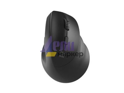 Мишка Natec Vertical Mouse Crake 2  BLUETOOTH 5.2 + 2.4GHZ BLACK 2400dpi, Right handed, black