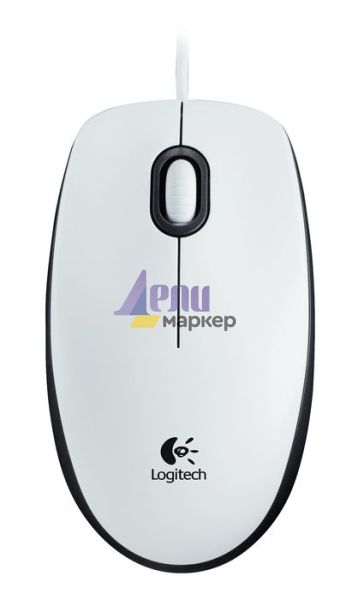 Мишка Logitech Mouse M100 White