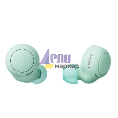 Слушалки Sony Headset WF-C500, green