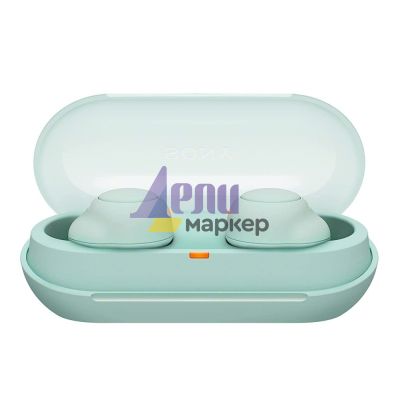 Слушалки Sony Headset WF-C500, green