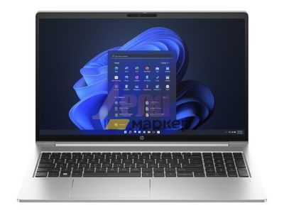 Лаптоп HP ProBook 455 G10 Pike Silver, Ryzen 7 7730U(up to 4.5GHz/16MB/8C), 15.6" FHD IPS AG, 8GB 3200Mhz 1DIMM, 512GB PCIe SSD, WiFi 6E + BT5.3, FPR, Backlit Kbd,  3C Batt, Free DOS, 2Y NBD On Site