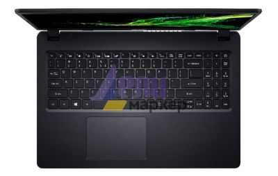 Лаптоп Acer Aspire 3, A315-56-31R7, Intel Core i3-1005G1 (up to 3.4 GHz, 4MB), 15.6" FHD (1920x1080) AG, HD Cam, 8GB DDR4 (4GB onboard), 512GB SSD PCIe+2.5" SATA slot free, No HDD kit, Intel UHD, Linux, Black