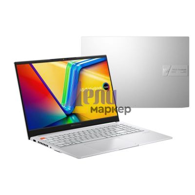 Лаптоп Asus Vivobook Pro OLED, K6502VU-MA095, Intel i5-13500H, 15.6" 3k (2880x1620 ) 16:9, DDR5 16GB, 512 GB SSD, RTX 4050 6GB, No OS, Cool Silver