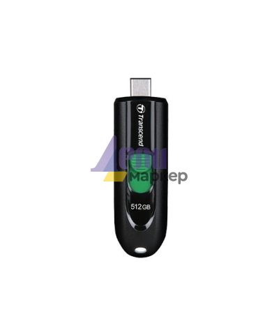 Памет Transcend 512GB, USB3.2, Pen Drive, Type-C, Capless, Black