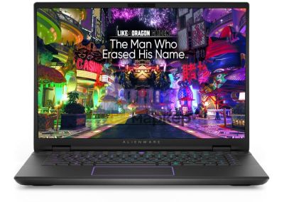 Лаптоп Dell Alienware m16 R2, Intel Core Ultra 7 155 H(16 cores, 1.40 to 4.80 GHz ), 16.0" QHD+ (2560x1600) 240Hz, 3ms, FHD IR Cam, 32GB, 2x16GB, DDR5, 5600 MT/s, 2 TB, M.2, PCIe NVMe, SSD, RTX 4070, 8GB GDDR6, Wifi 7, Win11 Pro, Dark Metallic Moon, 3Y PS