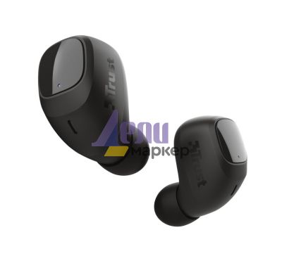 Слушалки TRUST Nika Compact Bluetooth Earphones Black