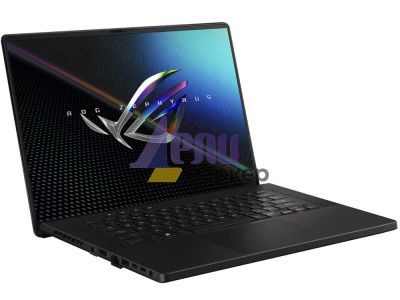 Лаптоп Asus ROG Zephyrus M16 GU603ZX-K8038W, Intel i9-12900H 2.5GHz (24M Cache, up to 5GHz 6 cores), 16"WQXGA (2560 x 1600,16:10)165Hz, 32GB DDR5 4800Mhz(2*16),PCIE NVME 2TB M.2 SSD,  RTX 3080 Ti 16 GB GDDR6,WiFi 6e,RGB Kbd, Windows 11 ,Off Black