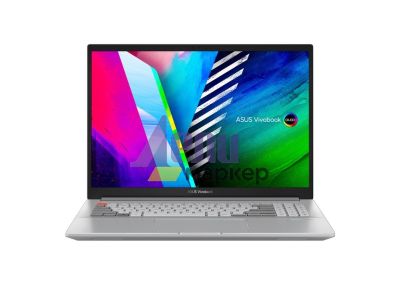 Лаптоп Asus Vivobook Pro 16X OLED N7600PC-OLED-L731X, Intel i7-11370H (3.3GHz up to 4.8GHz, 12MB), 16''OLED WQUXGA (3840 x 2400) GL, 400NITS(HDR) , DDR4 16GB( ON BD.)NVIDIA GeForce RTX 3050 4GB GDDR6,1TB PCIEG3 SSD,Win 11 Pro, Cool Silver