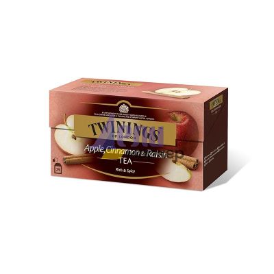 Чай Twinings Черен с ябълка, канела и стафиди