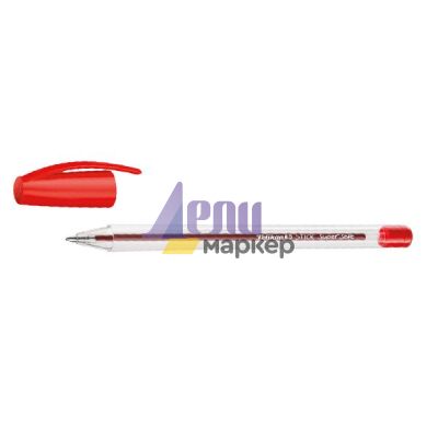 Химикалка Pelikan Stick SuperSoft K86S 0.5 mm Червена