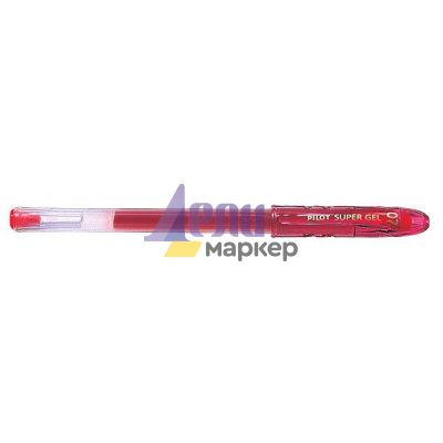 Гел химикалка Pilot Super Gel 0.7 mm Червена