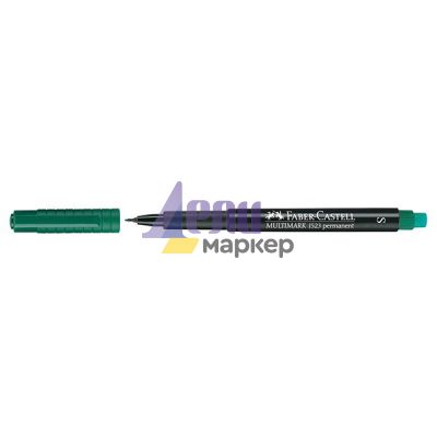 Универсален перманентен OHP маркер Faber-Castell 1523 S 0.4 mm Зелен