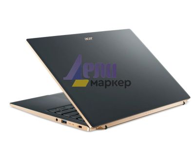 Лаптоп Acer Swift 5, SF514-56T-73WY, Intel Core i7-1260P (up to 4.70 GHz, 18MB), 14" 2.5K IPS touch w/Antibacterial coating, 16GB LPDDR5, 1024GB PCIe NVMe SSD, Intel UMA, WIFI6E, BT 5.2, FHD Camera, FPR, Win 11 Pro, Steam Blue