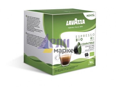 Кафе капсула Lavazza  Bio 16 бр., съвместими с Dolce Gusto