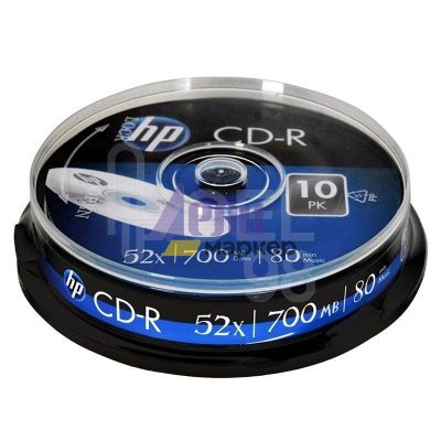 CD-R HP 52x 700 MB 10 бр., шпиндел