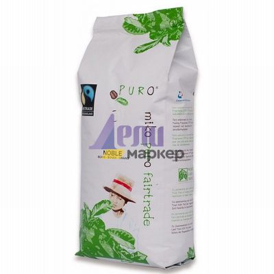 Кафе Puro Bio Organic, на зърна, 1 kg