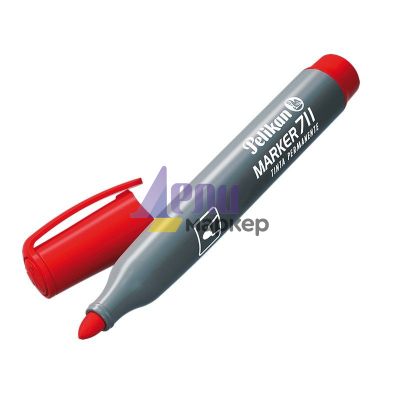 Перманентен маркер Pelikan 711 Объл връх 1.5 mm Червен