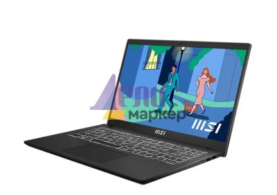 Лаптоп MSI Modern 15 B12M, i3-1215U (6C/8T, up to 4.40 GHz, 10 MB), 15.6" FHD (1920x1080) IPS-Level, UHD Graphics (1.10 GHz, 64EU), Onboard DDR4 8GB (3200MHz), 256GB PCIe Gen3x4 SSD, Intel Wi-Fi 6, backlight KB(White), 3 cell, 39.3Whr, 2Y, 1.7 kg