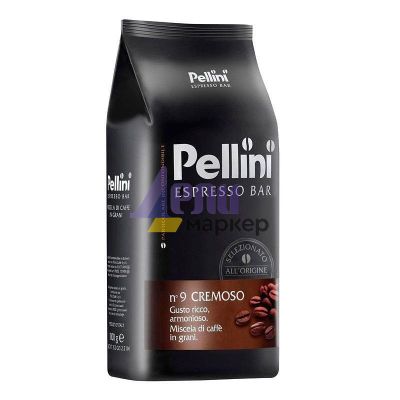 Кафе Pellini  N9 Cremoso, на зърна, 1 kg