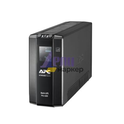 Непрекъсваем ТЗИ APC Back UPS Pro BR 650VA, 6 Outlets, AVR, LCD Interface