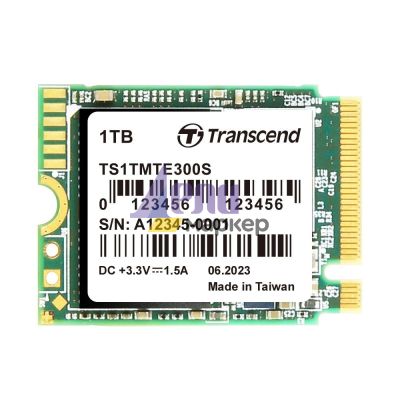 Твърд диск Transcend 1TB, M.2 2230, PCIe Gen3x4, NVMe, 3D TLC, DRAM-less