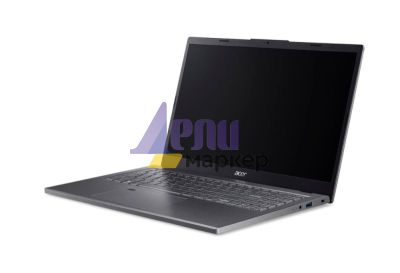 Лаптоп Acer Aspire A15-41M-R44Z, AMD Ryzen 7 8840HS (up to 5.10GHz, 16MB), 15.6" FHD IPS SlimBezel, 16GB DDR5 (2x8GB), 512GB PCIe NVMe SSD, AMD Radeon 780M, Wifi 802.11AX, BT, FP, FHD Cam, KB Backlight, No OS, Gray