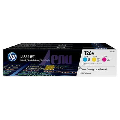 Консуматив HP 126A Cyan/Magenta/Yellow Tri-pack LaserJet Toner Cartridges