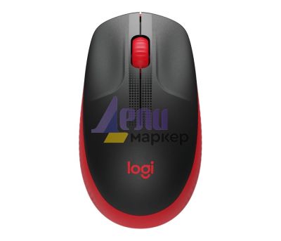 Мишка Logitech M190 Full-size wireless mouse - RED - 2.4GHZ - N/A - EMEA - M190