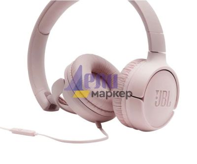 Слушалки JBL T500 PINK HEADPHONES