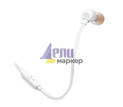 Слушалки JBL T110 WHT In-ear headphones