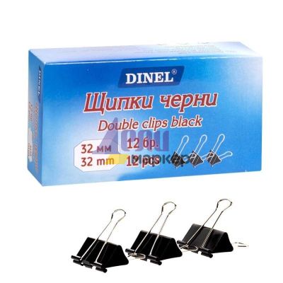 Щипки Dinel 32 mm 12 бр.