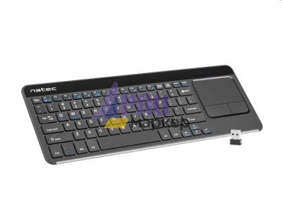 Клавиатура Natec wireless keyboard Turbot slim touch pad x-scissors us layout