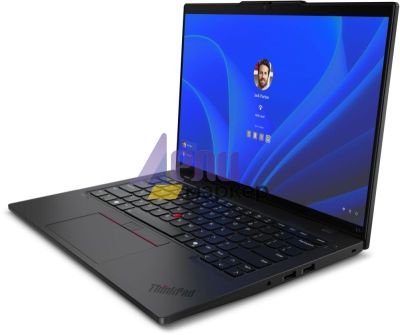 Лаптоп Lenovo ThinkPad L14 G5 Intel Core Ultra 5 125U (up to 4.3GHz, 12MB), 16GB DDR5-5600, 512GB SSD, 14" WUXGA (1920x1200) IPS AG, Intel Graphics, 5MP&IR Cam, Backlit KB, Black, WLAN, BT, 3cell, SCR, FPR, DOS, 3Y Onsite