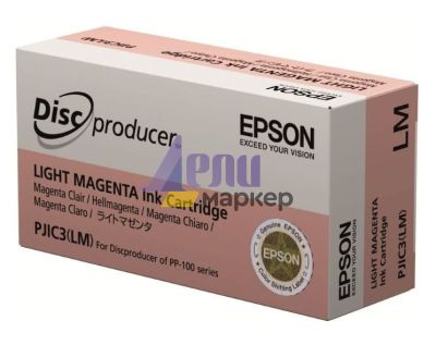 Консуматив Epson Discproducer Ink PJIC7(LM), Light Magenta