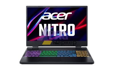 Лаптоп Acer Nitro 5, AN515-58-72NW, Intel Core i7-12650H (up to 4.70 GHz, 24MB), 15.6" QHD IPS 165Hz SlimBezel, 16GB DDR5, 1024GB PCIe NVMe SSD, GeForce RTX 4060 8GB GDDR6, INTEL 2X2 AX+BT Killer 1650i, HD Cam, HDD upgrade kit, KB Backlight, No OS, Black