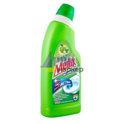 Почистващ препарат за тоалетна Medix WC Power Gel Гел 500 ml Apple & Mint