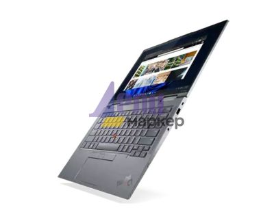 Лаптоп Lenovo ThinkPad X1 Yoga G7 Intel Core i7-1260P (up to 4.7GHz, 18MB), 16GB LPDDR5 5200MHz, 512GB SSD, 14" WQUXGA (3840x2400) OLED AR, Touch, Intel Iris Xe Graphics, WLAN, BT, WWAN, IR&1080p Cam, Backlit KB, FPR, Storm Grey, Win 11 Pro, 3Y Premier