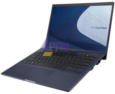 Лаптоп Asus ExpertBook B1 B1400CEAE-EB2694 Intel Core i5-1135G7 2.4 GHz (8M Cache, up to 4.2 GHz), 14.0" FHD IPS(1920x1080), Intel Iris Xe Graphics, 16GB DDR4 on BD. (1 slot free), 512GB M.2 NVMe,VGA,HDMI,1xThunderbolt,RJ45, No OS, Black