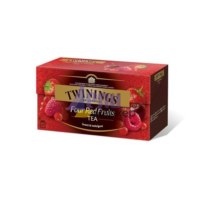 Чай Twinings Черен с четири червени плода