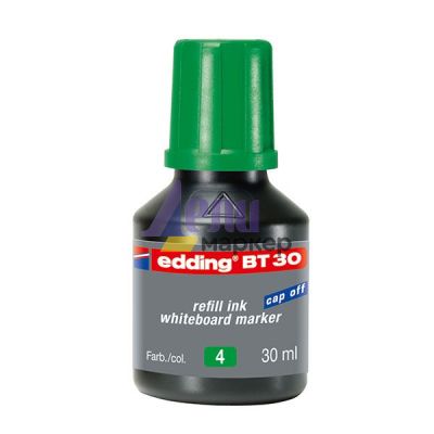 Мастило Edding BT-30 За маркери за бяла дъска, 30 ml Зелено