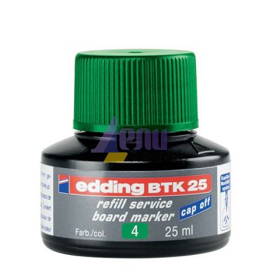 Мастило Edding BTK-25 За маркери за бяла дъска, 25 ml Зелено