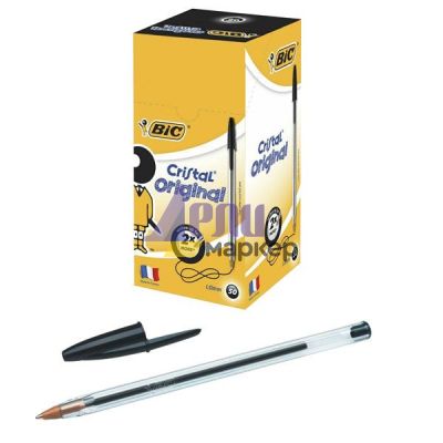 Химикалка Bic Cristal Medium 0.4 mm Черна