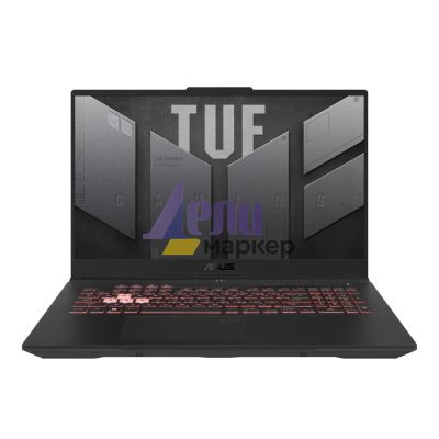 Лаптоп Asus TUF A17 FA707RR-HX006W, AMD Rembrandt R7 (TBD),17.3" FHD IPS AG (1920x1080)144 Hz,16GB DDR5 4800(2*8),PCIE NVME 1TB M.2 SSD, NVIDIA GeForce RTX 3070 8GB GDDR6,Wi-Fi 6e,RGB Kbd, Windows 11, Grey