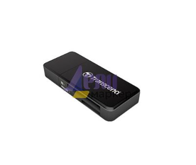 Четец за карти Transcend SD/microSD Card Reader, USB 3.0/3.1 Gen 1, Black