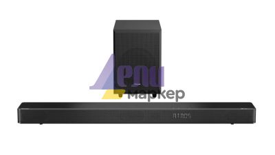 Аудио система Hisense AX3125H 3.1.2Ch Sound Bar with Wireless Subwoofer, 440W, Dolby Atmos, Bluetooth 5.3, 4K HDMI Pass Through, DTS:X, HDMI/AUX/ARC/Optical/USB, 7 EQ Modes