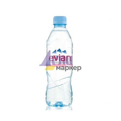 Вода Evian Минерална 0.5 l, 24 броя в стек