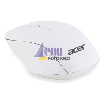 Мишка Acer Wireless Безжична оптична, USB, Бяла